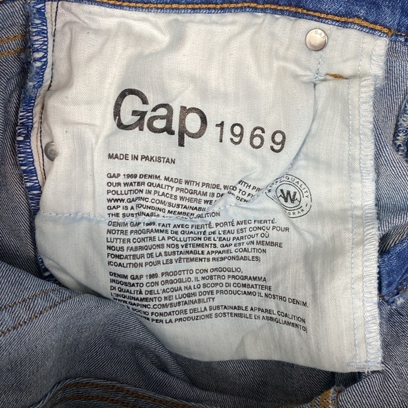 Gap cut off shorts 3" size 27 folded cuffs edgy country coastal cowgirl y2k jort - Picture 9 of 11